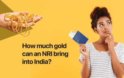 How much gold can an NRI bring into India?