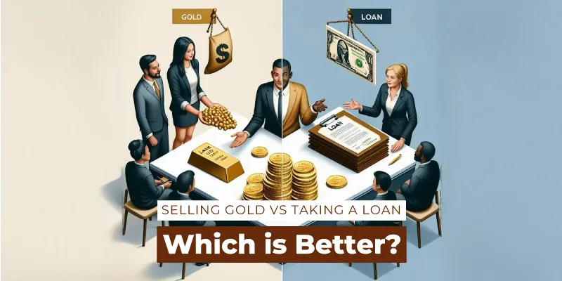 Selling gold in bangalore vs Taking loan.