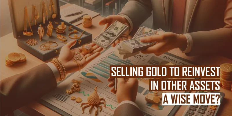 A person selling gold in Bangalore to invest in other assets.