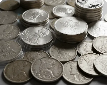 Sell silver coins in Bangalore