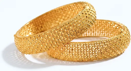 Gold bangles