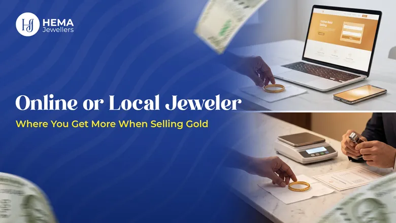 Online or local jewelry for selling gold in Bangalore